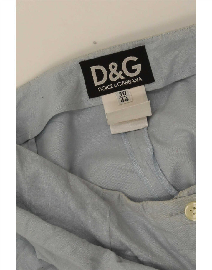 Dolce & Gabbana Pantalon Bootcut Femme IT 44 Moyen W30 L31 Bleu