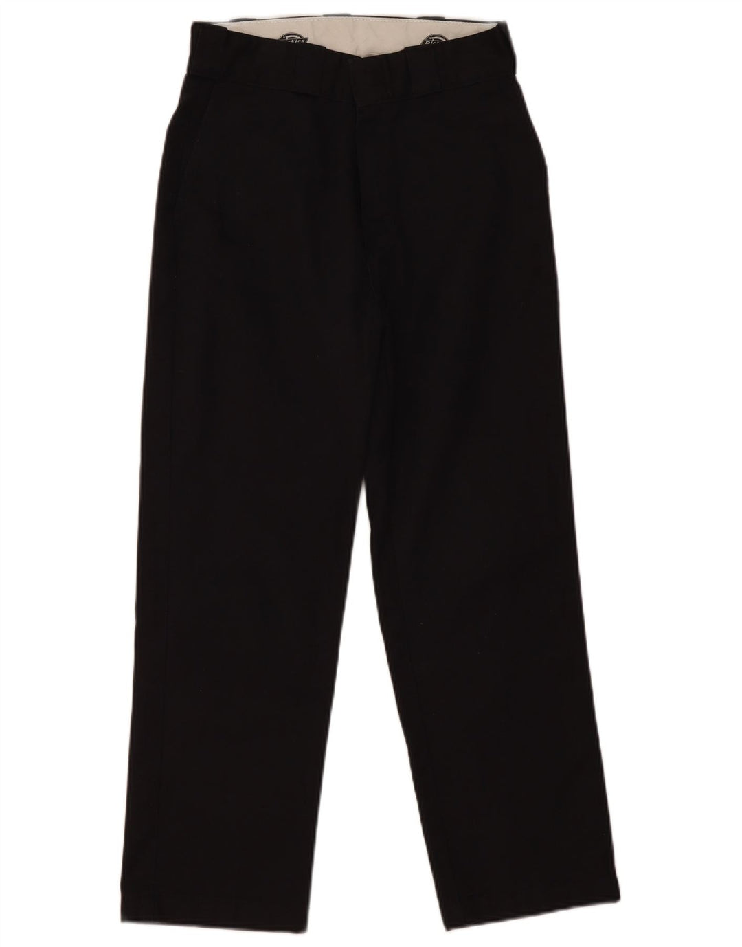 Dickies Pantalon Chino Droit Femme W26 L26 Noir Polyester