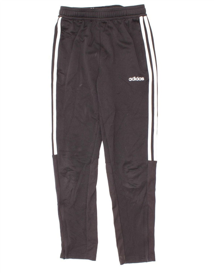 Adidas Pantalon de Survêtement Climalite Garçon 11-12 Ans Noir Polyester