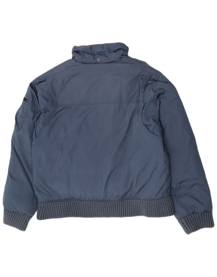 Tommy Hilfiger Veste matelassée pour hommes UK 42 XL Bleu Polyester