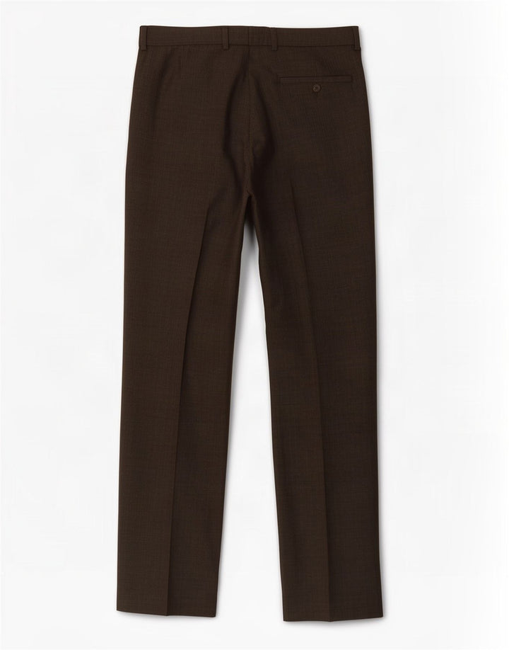 Marks & Spencer Pantalon de costume pour homme W32 L31 Marron Polyester