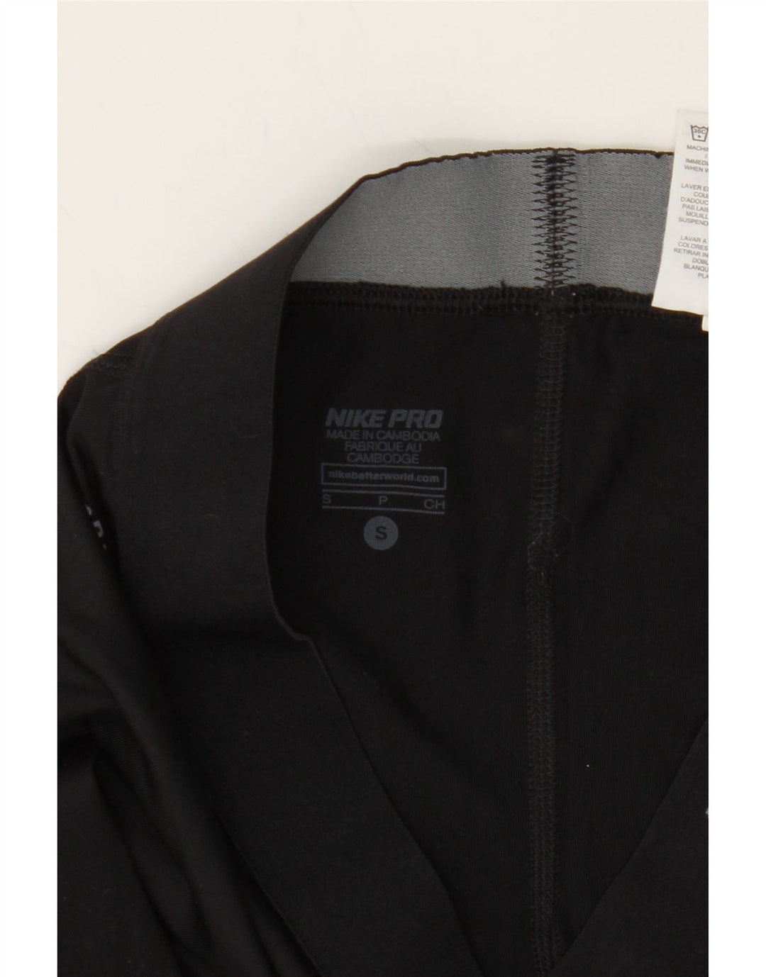 NIKE Womens Dri Fit Graphic Leggings UK 10 Small  Black Polyester Vintage Nike and Second-Hand Nike from Messina Hembry 