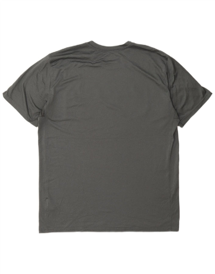Nike Hommes Dri Fit Graphic T-Shirt Haut XL Gris Polyester