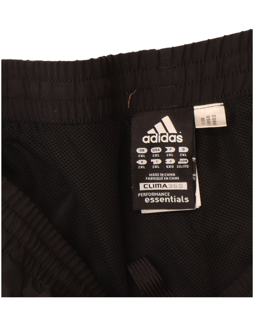 ADIDAS Short de sport Clima 365 pour homme 2XL Noir Polyester