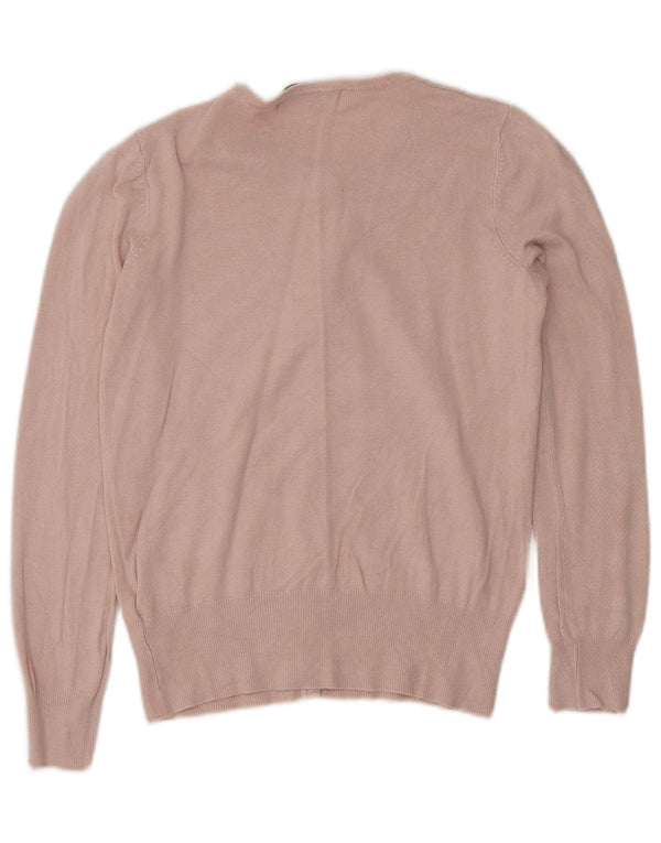 Marks & Spencer Pull Cardigan Femme UK 8 Petite Viscose Rose