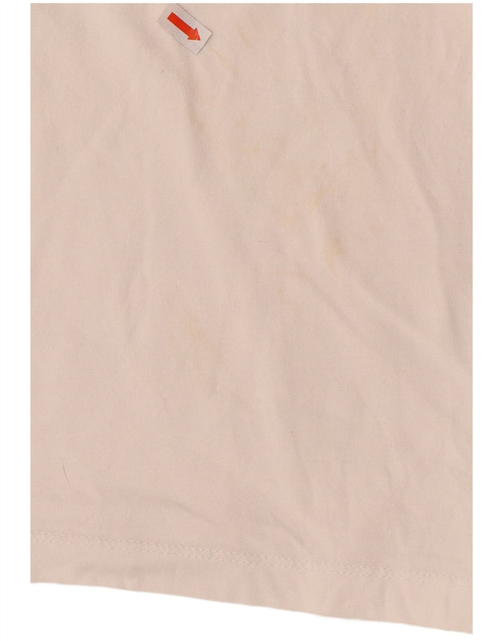 Diadora T-shirt graphique en coton color block blanc moyen |