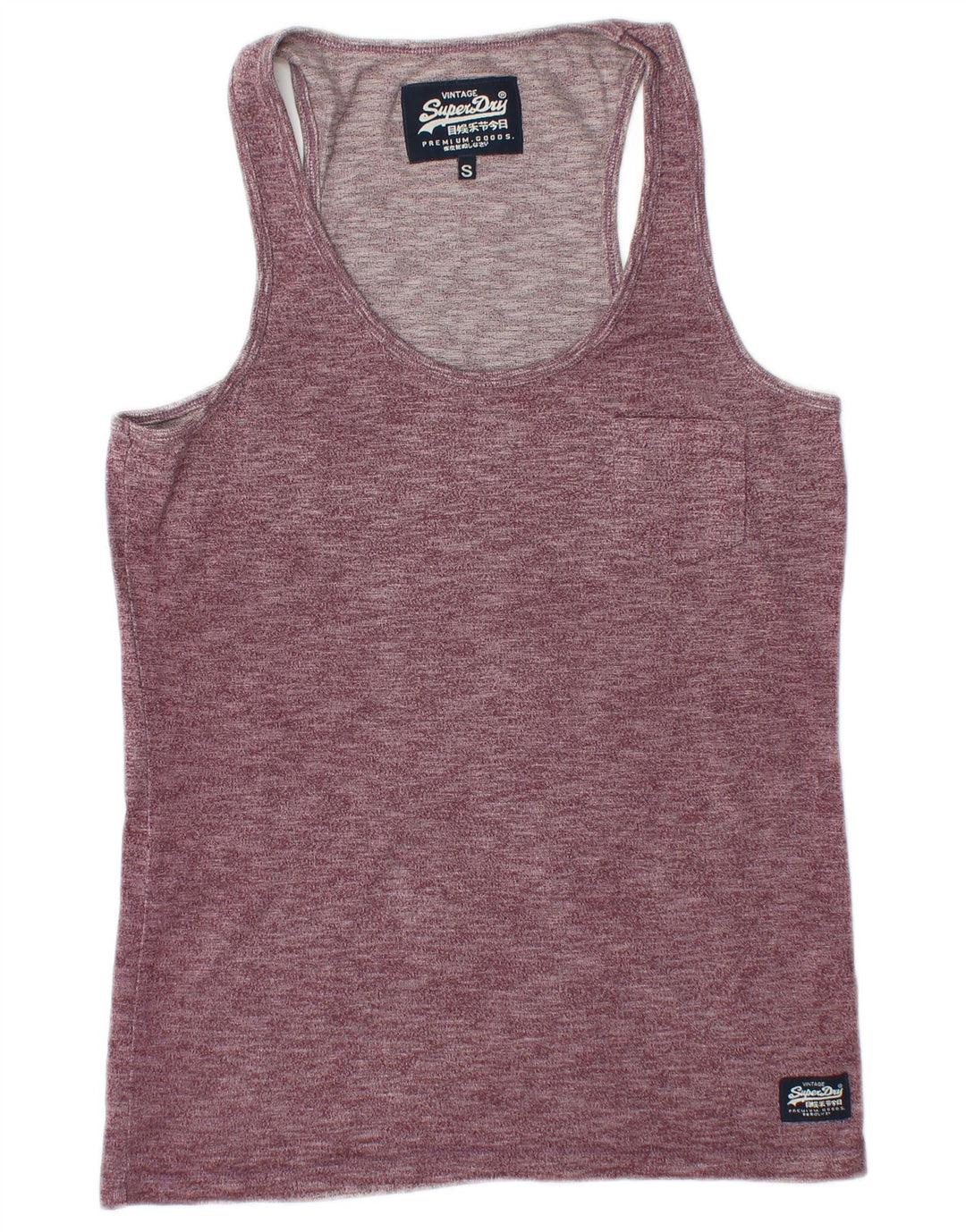 SUPERDRY Débardeur Homme Petit Bordeaux Coton