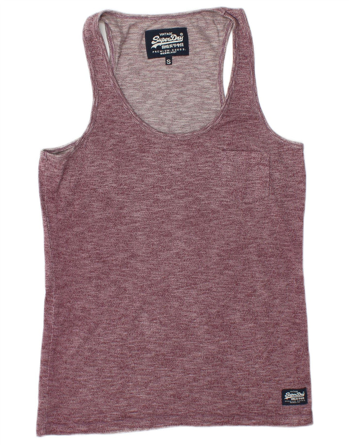 SUPERDRY Débardeur Homme Petit Bordeaux Coton