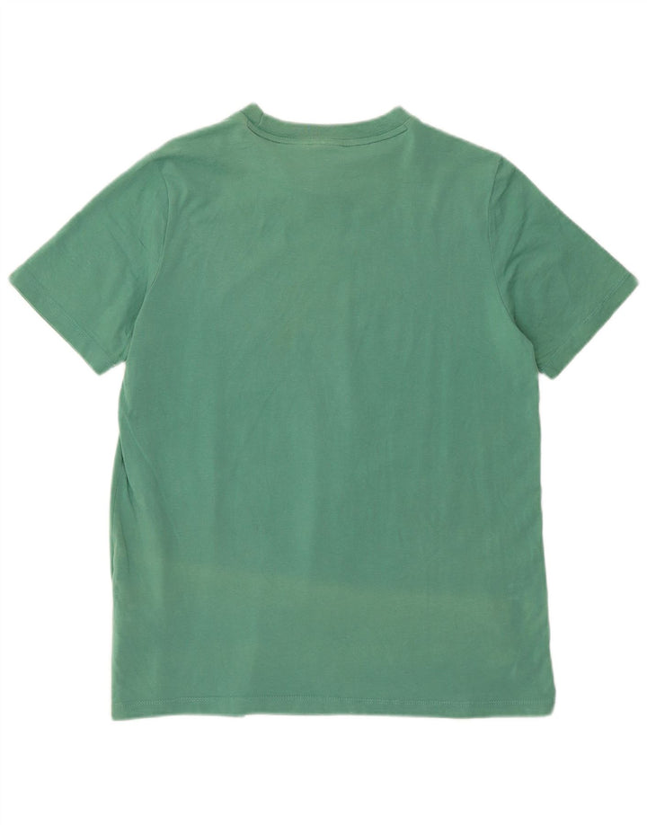ADIDAS T-shirt graphique pour femme UK 16 Grand coton vert