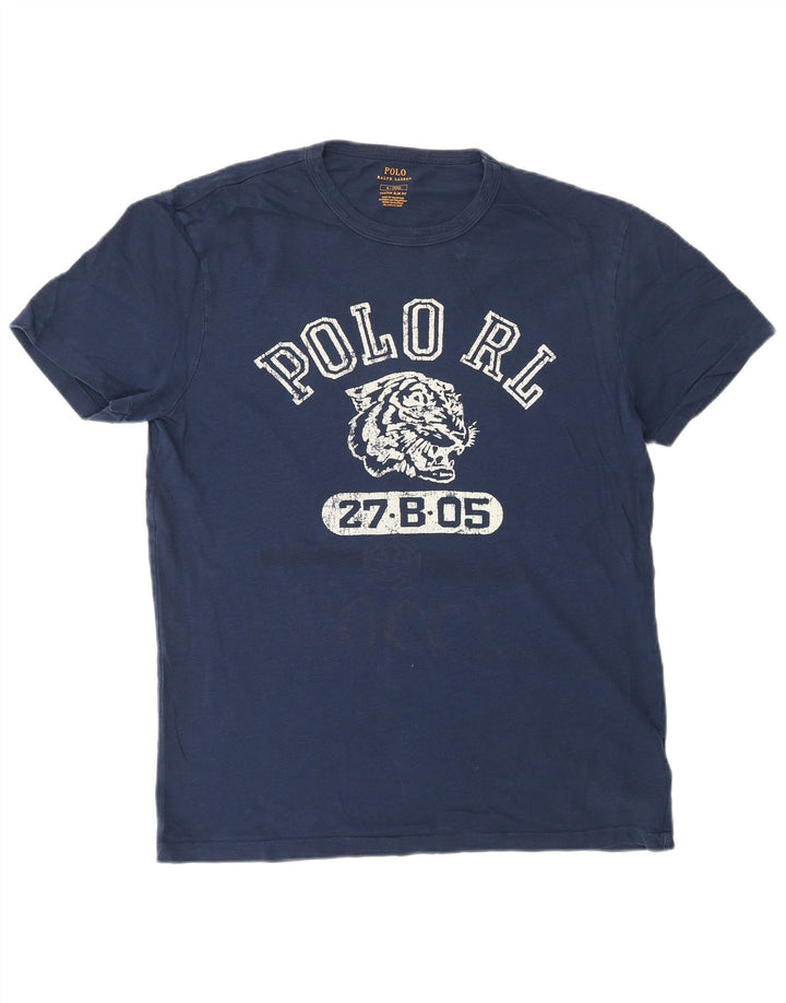 Polo Ralph Lauren T-shirt personnalisé coupe slim pour homme Bleu marine moyen
