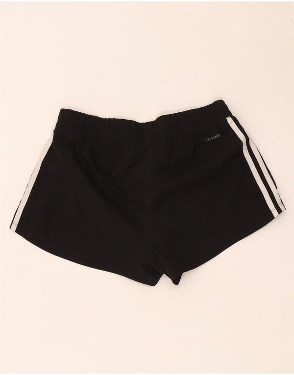 Adidas Womens Aeroready Sport Shorts UK 12/14 Medium Black Polyester