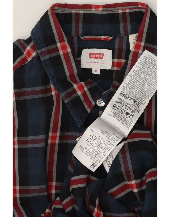 Levi's Chemise Homme Bleu Marine Moyen Carreaux Coton