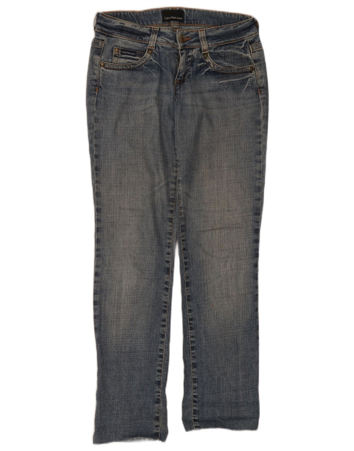 Calvin Klein Jean Slim Femme W26 L30 Bleu Coton
