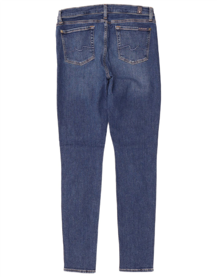 7 For All Mankind Jean skinny femme W30 L30 Bleu Polyester