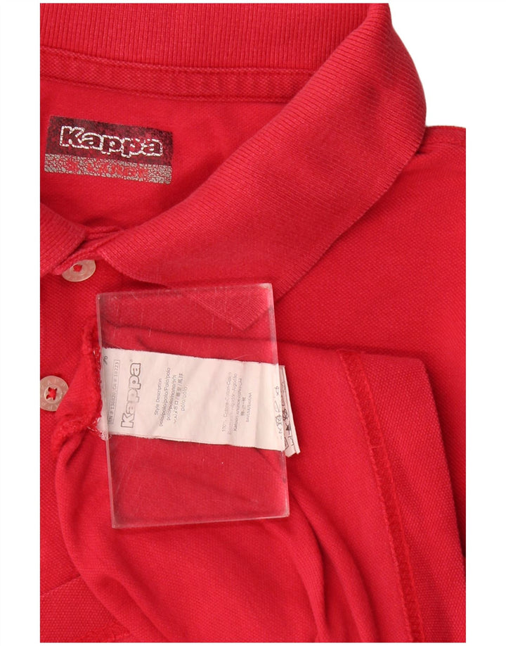 KAPPA Polo Homme XL Rouge Coton