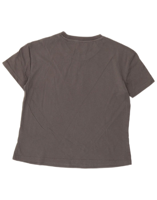 Adidas T-shirt graphique pour femme UK 8/10 Petit gris coton