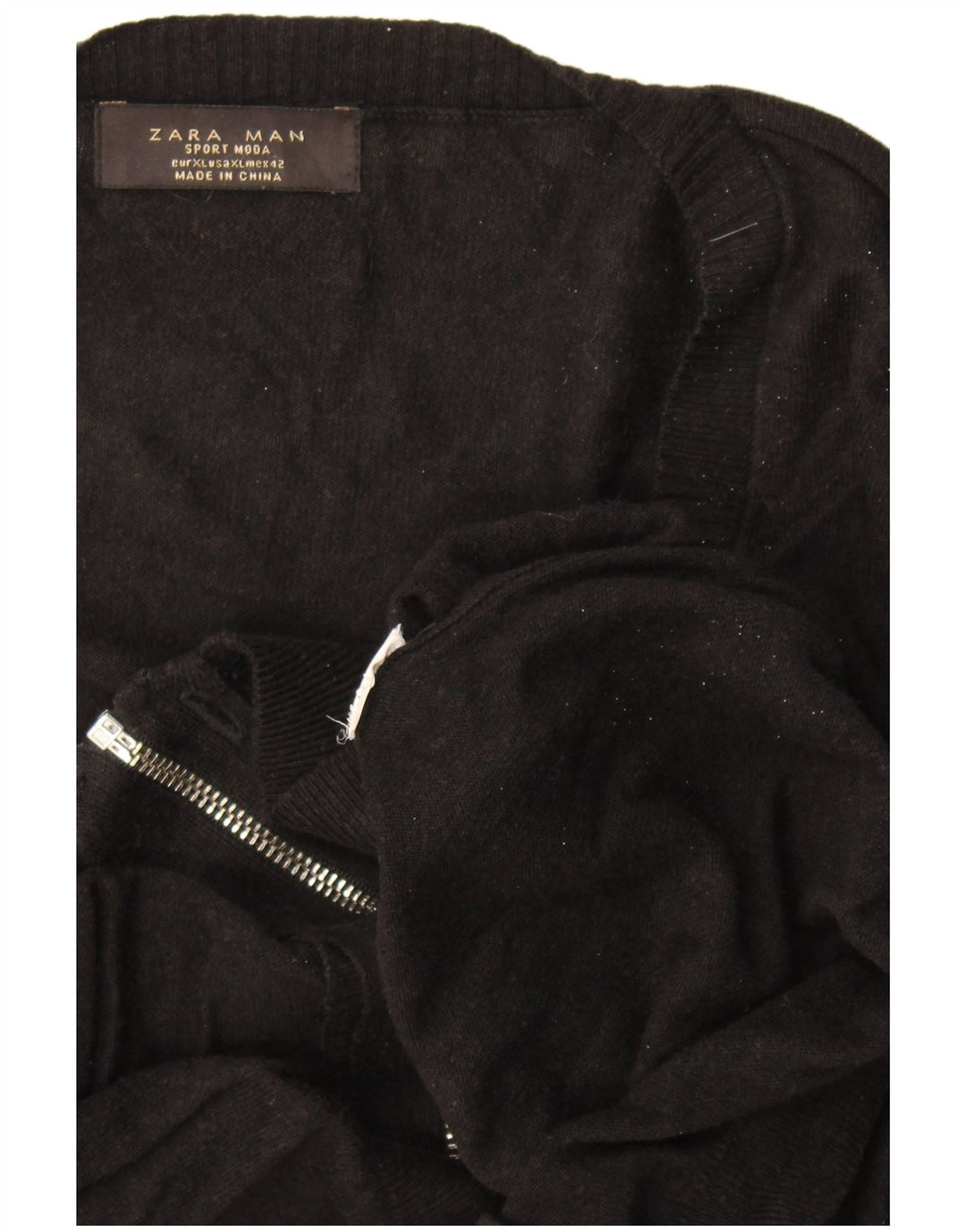 Zara Cardigan Pull XL Homme Noir