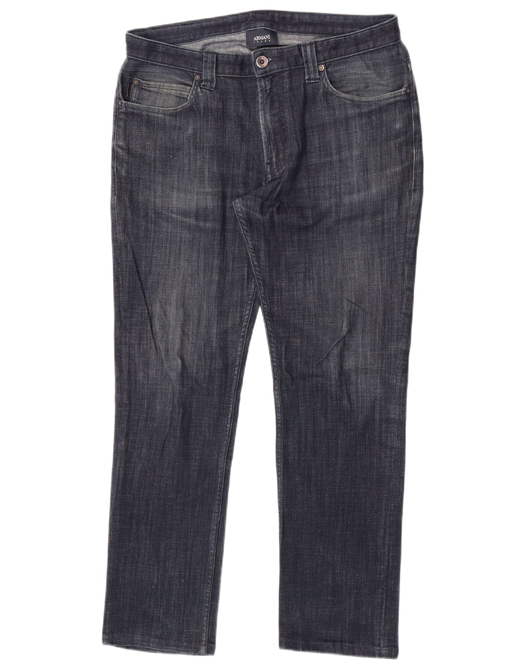 Armani Jean droit W33 L29 bleu coton homme