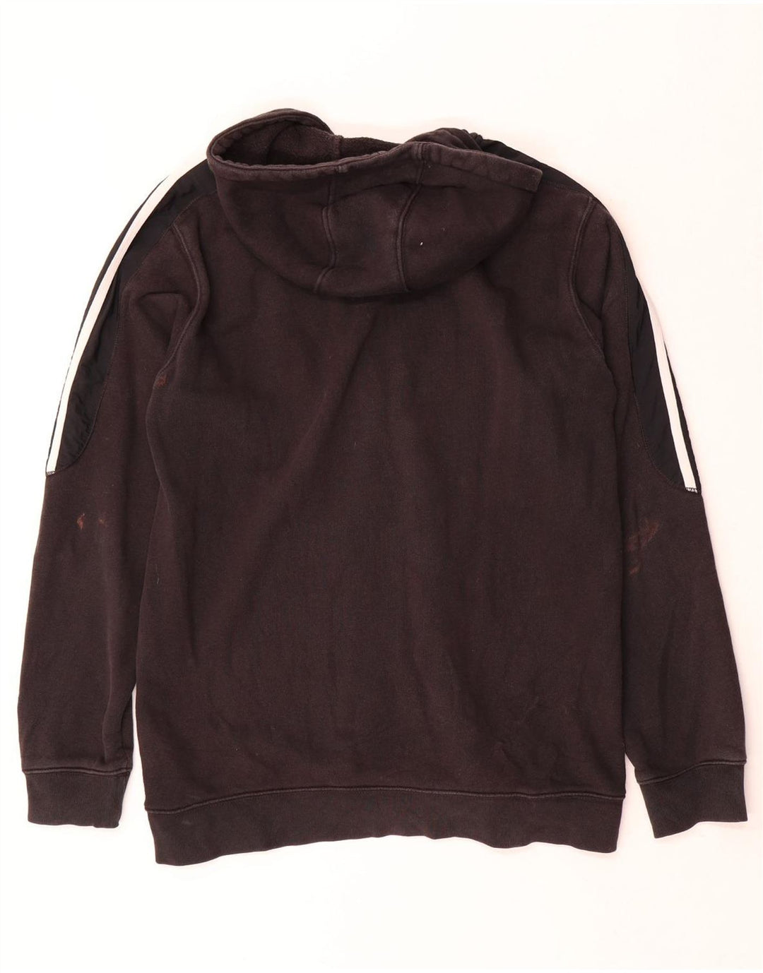 Adidas Pull à capuche zippé pour homme en coton noir moyen