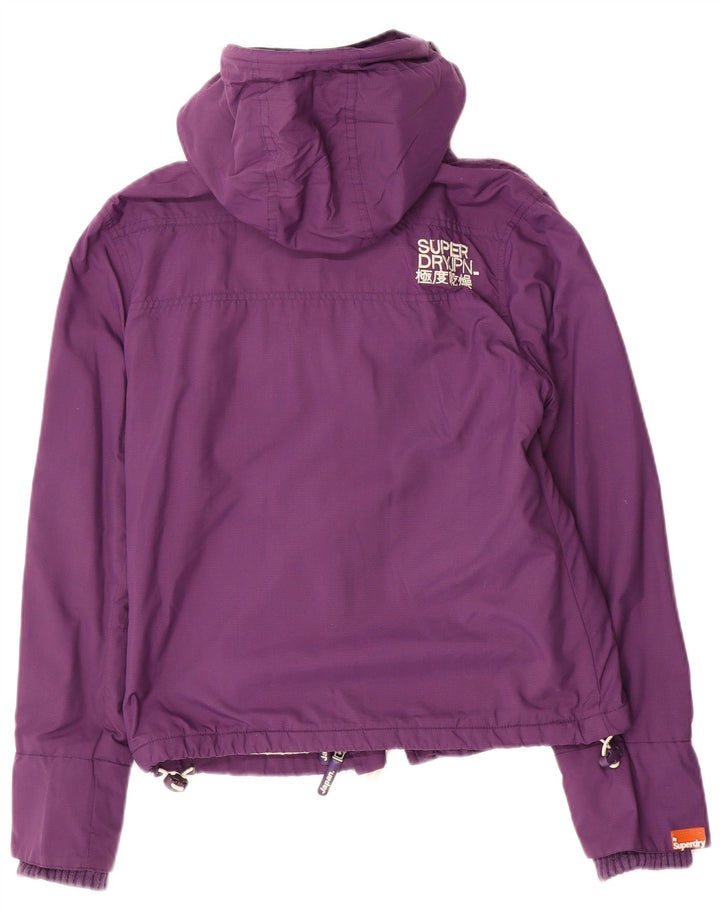 Superdry Veste coupe-vent The Windcheater pour femme UK 12 Violet moyen