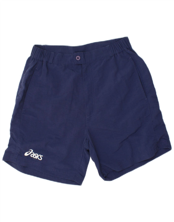 ASICS Short Chino Femme Medium W28 Bleu Marine Polyamide