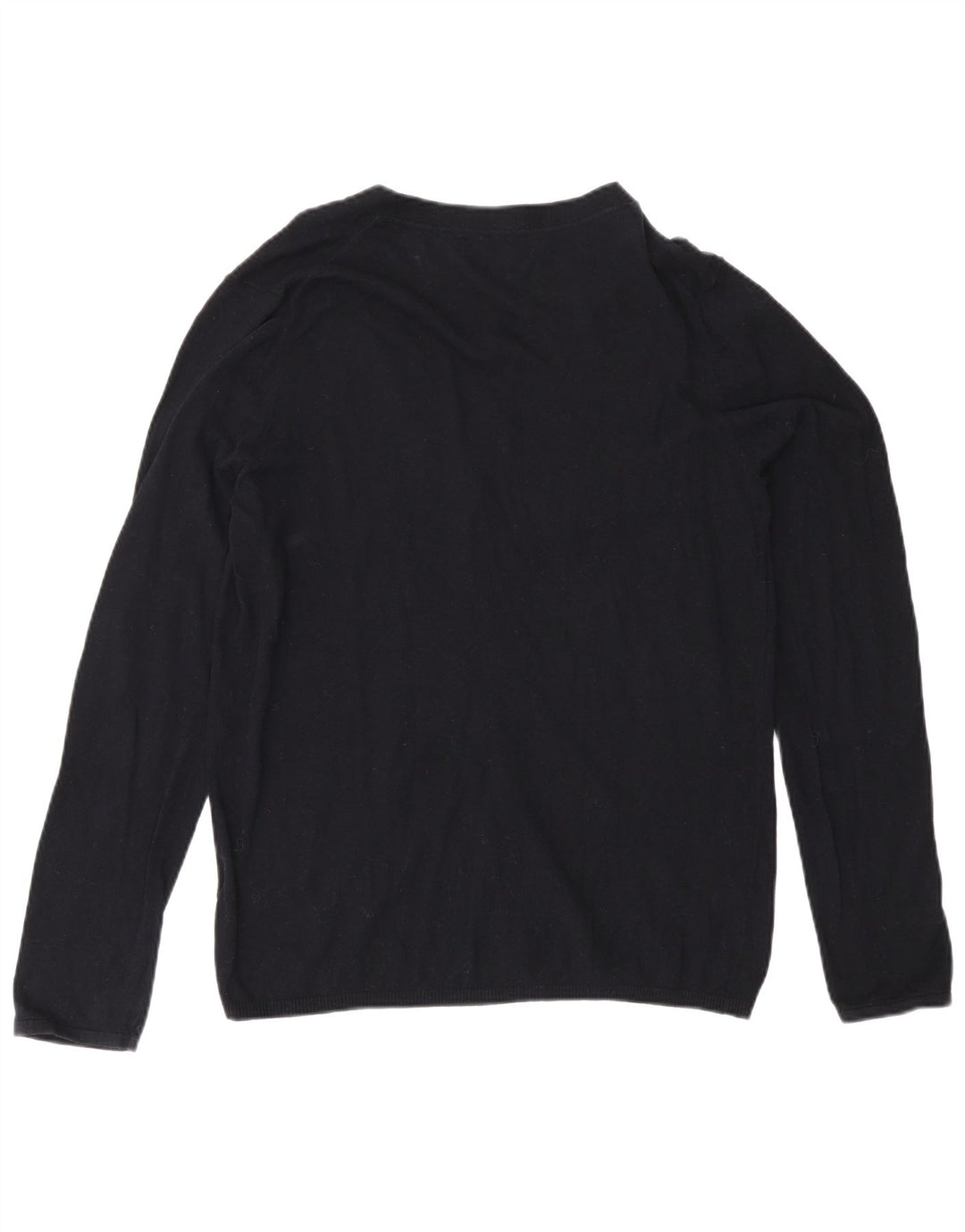 Reiss Hommes Cardigan Pull Petit Noir Coton