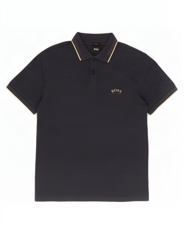 Hugo Boss Homme Polo Slim Fit Petit Bleu Marine Coton