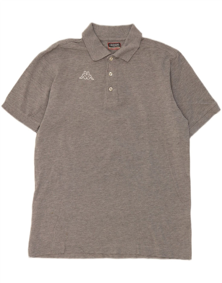 KAPPA Mens Polo Shirt XL Grey Vintage Kappa and Second-Hand Kappa from Messina Hembry 