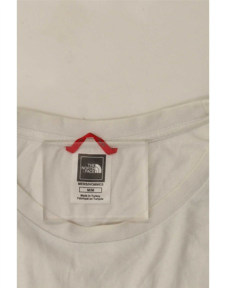 The North Face T-Shirt Graphique Homme Blanc Moyen