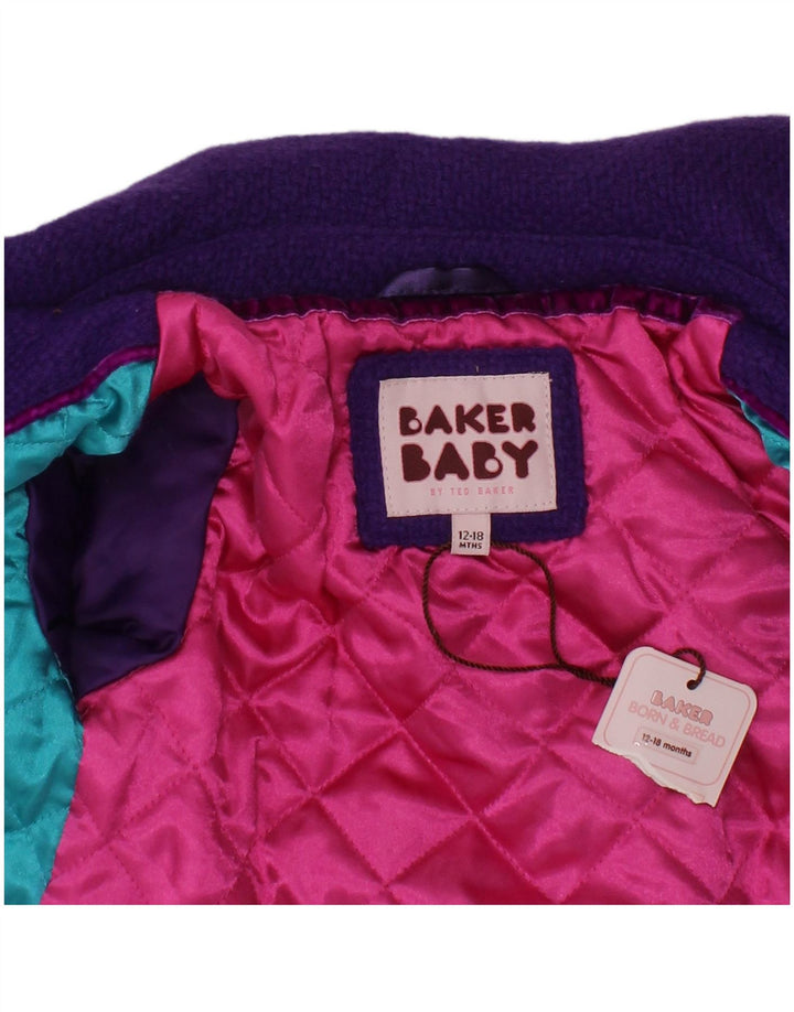 TED BAKER Pardessus bébé fille 12-18 mois Violet Viscose