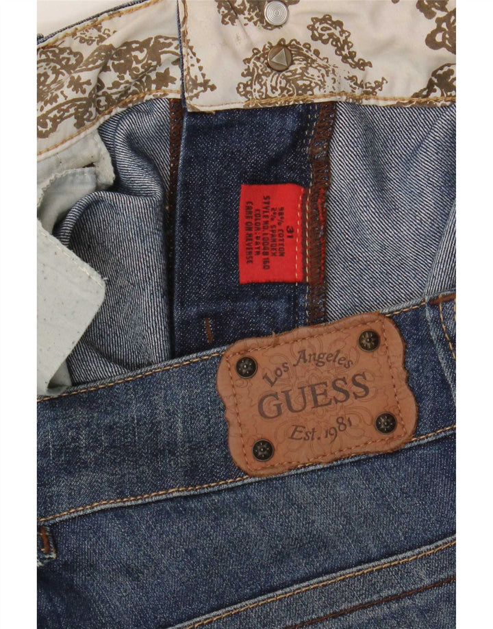 Guess Jean Slim Femme W31 L33 Bleu Coton