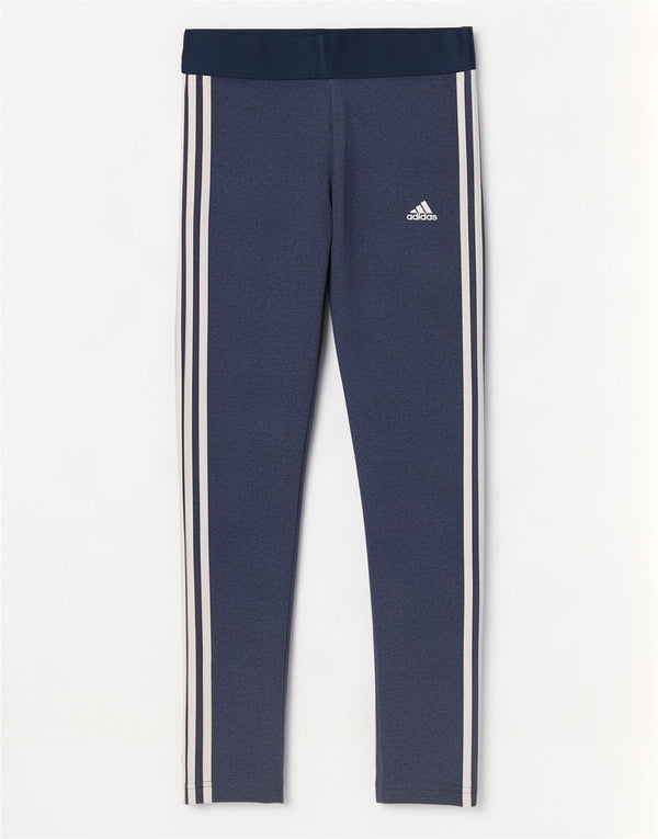 Adidas Leggings Femme UK 12/14 Coton Bleu Marine Moyen
