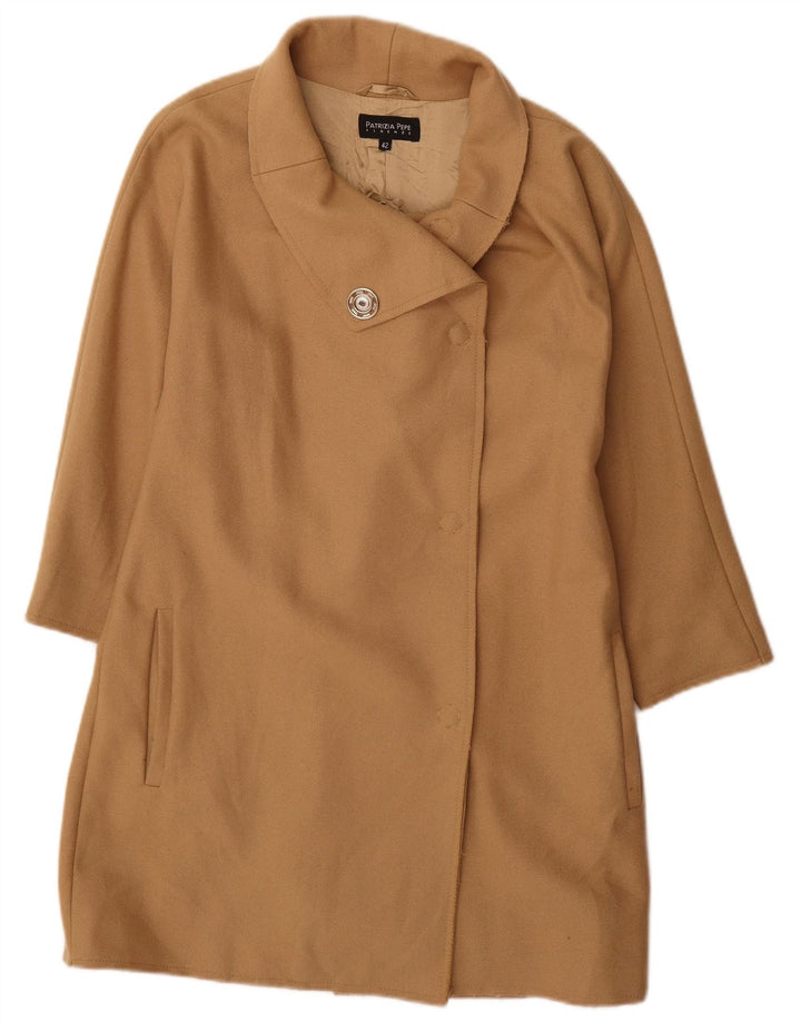 Patrizia Pepe Pardessus Femme IT 42 Laine Beige Moyen