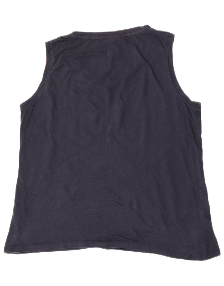 Weird Fish Débardeur Femme UK 16 Grand Bleu Marine Coton