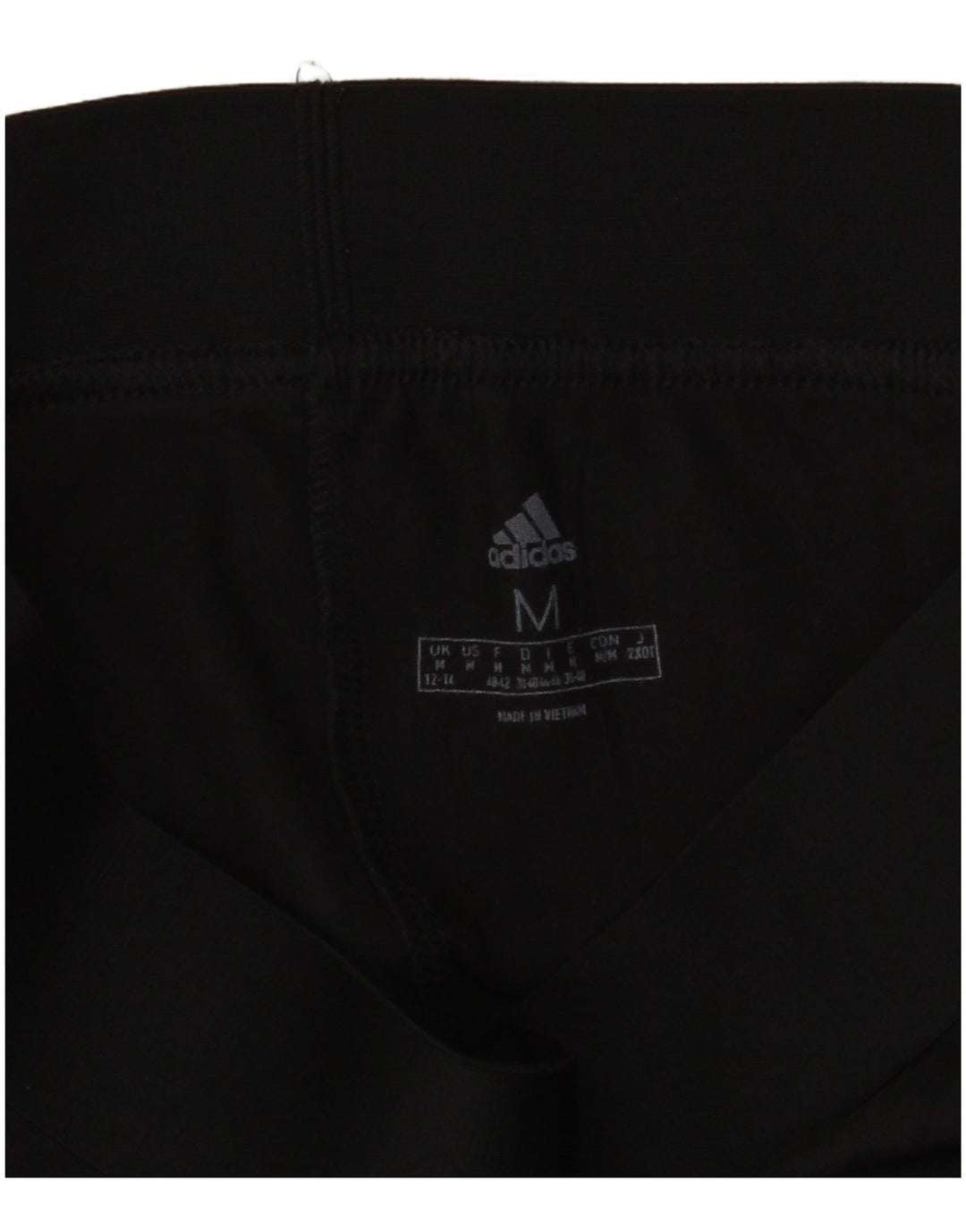 Adidas Leggings Femme UK 12/14 Moyen Noir
