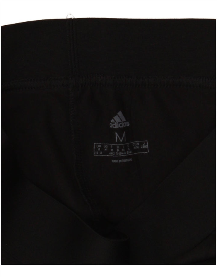 Adidas Leggings Femme UK 12/14 Moyen Noir