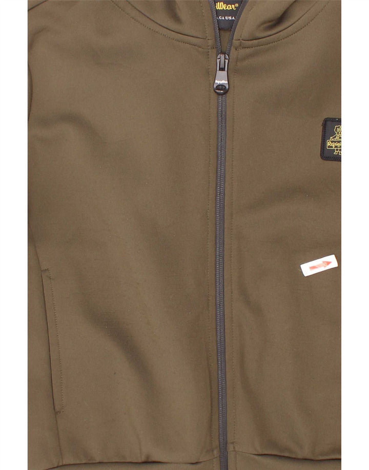 Refrigiwear Pull à capuche zippé pour garçon 7-8 ans Kaki Polyester