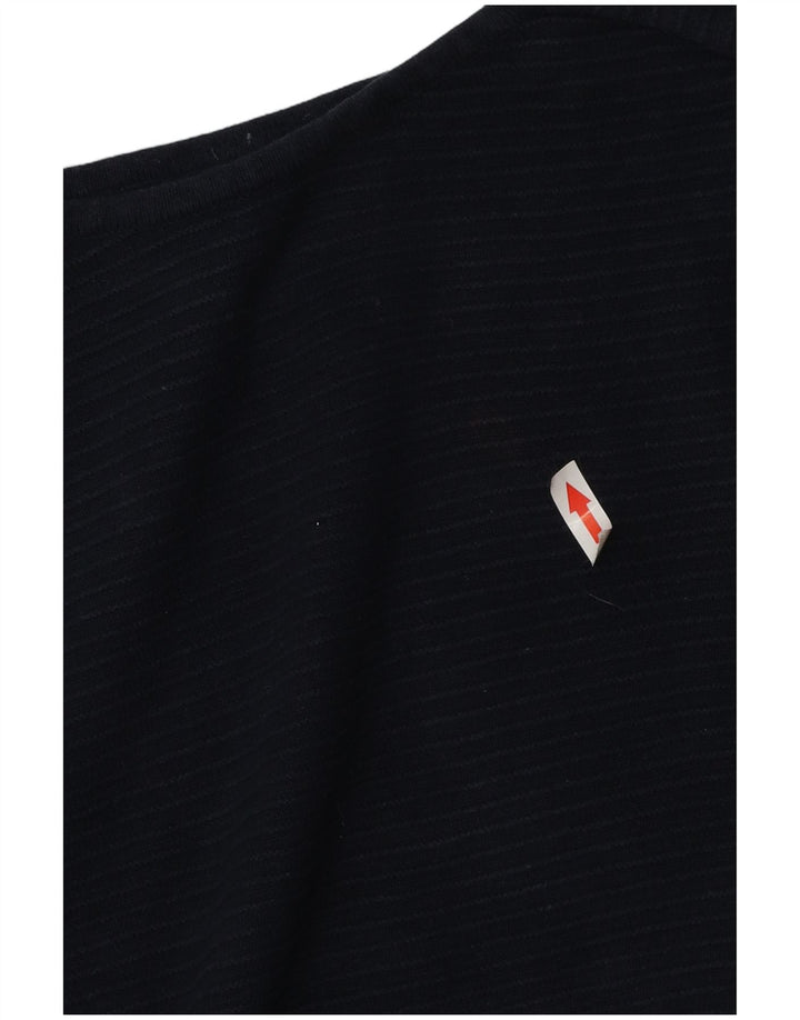Jack & Jones Haut à manches longues pour homme en coton à fines rayures bleu marine moyen