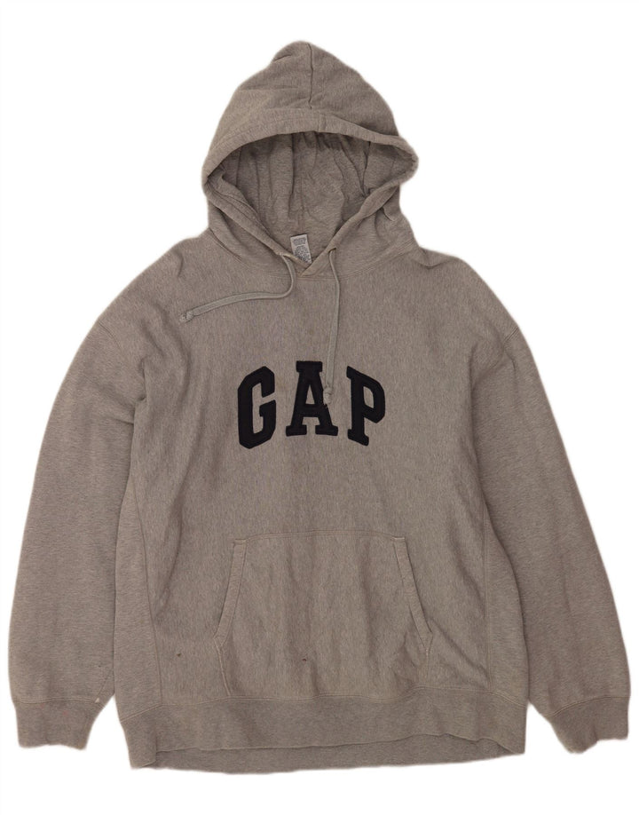 Gap Pull à capuche graphique pour homme XL Gris Coton