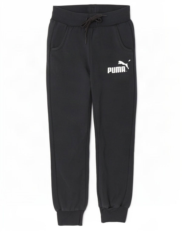 Puma Pantalon de survêtement graphique pour femme UK 8 Small Noir