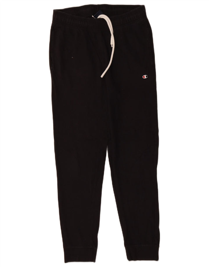 Champion Pantalon de survêtement pour homme en coton noir Taille S
