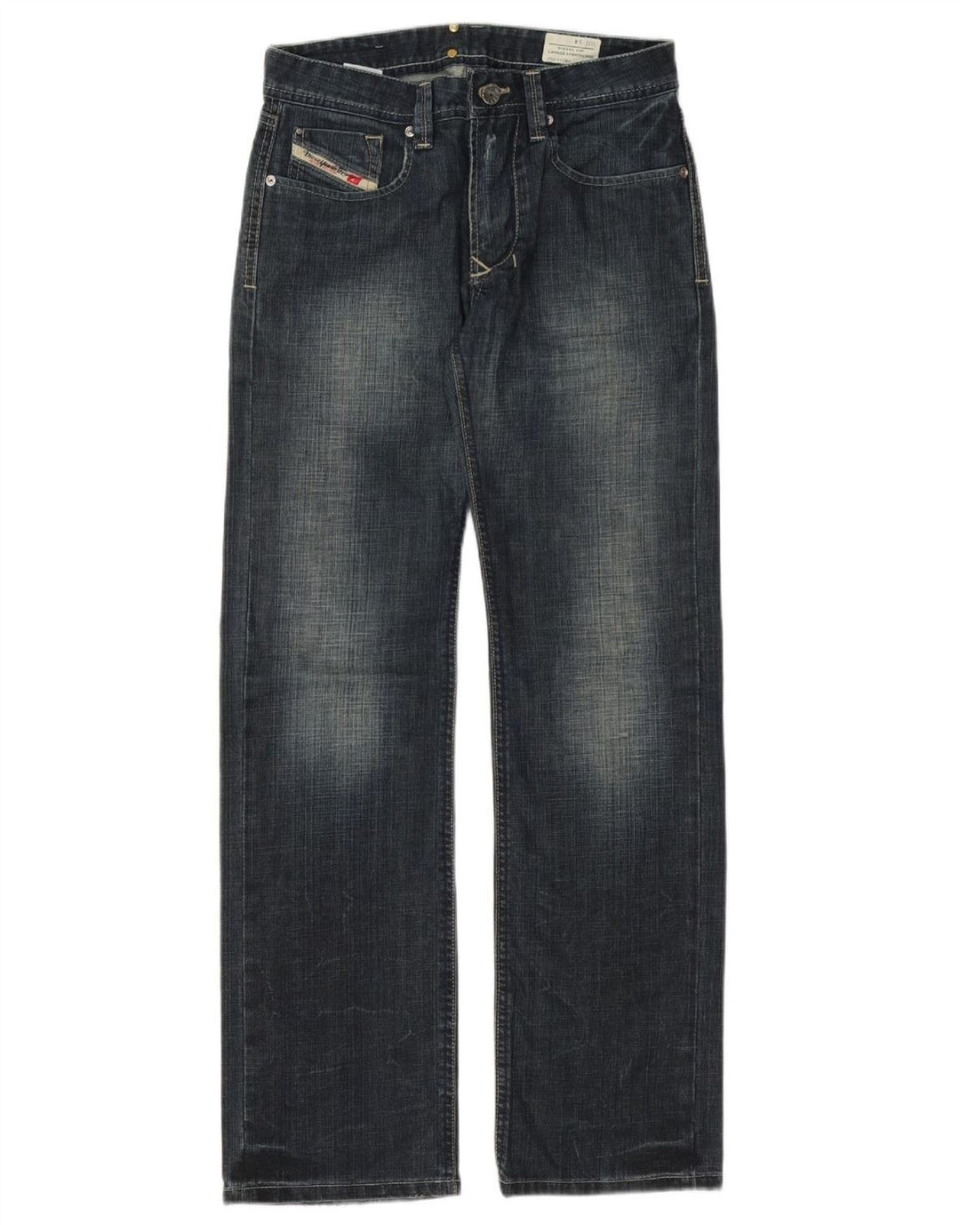 DIESEL Jean droit Larkee garçon 13-14 ans W30 L31 bleu marine coton
