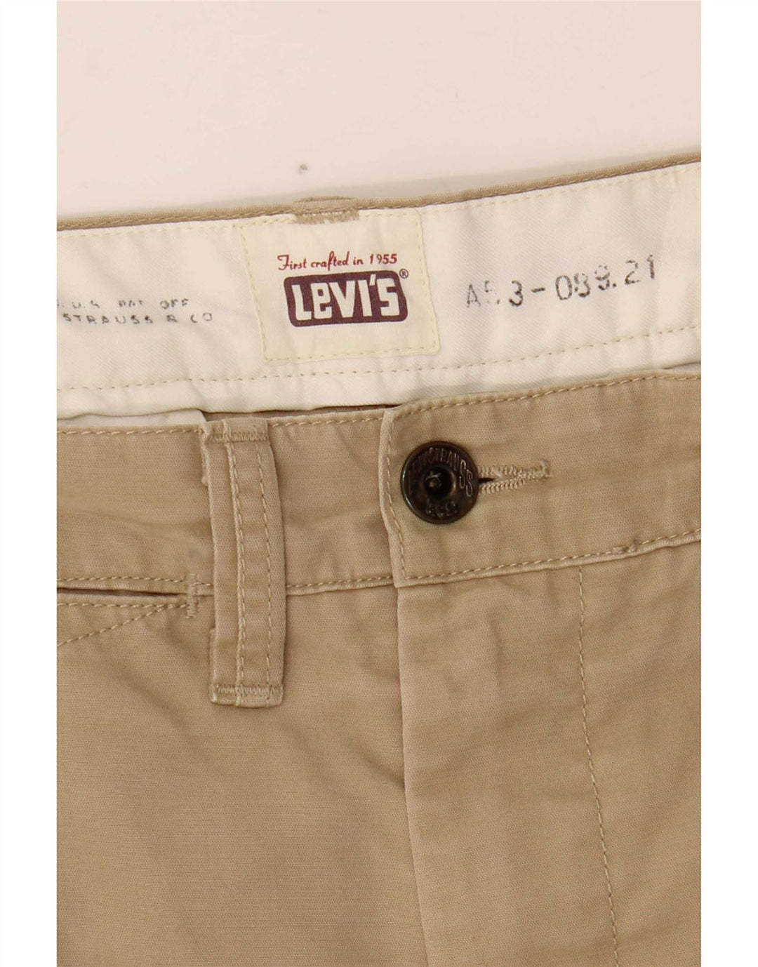Levi's Pantalon Chino Slim Homme W37 L33 Beige