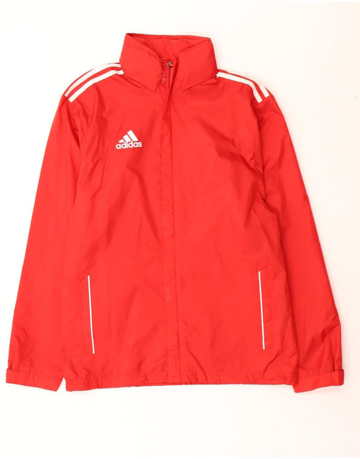 Adidas Veste coupe-vent pour homme Petit nylon rouge