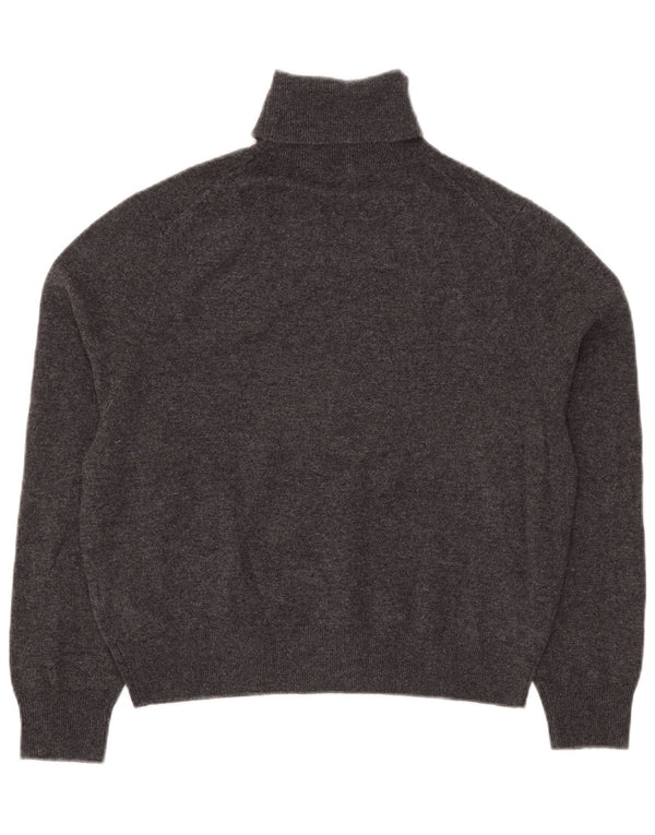Massimo Dutti Pull court à col roulé pour femme UK 10 Petit Gris