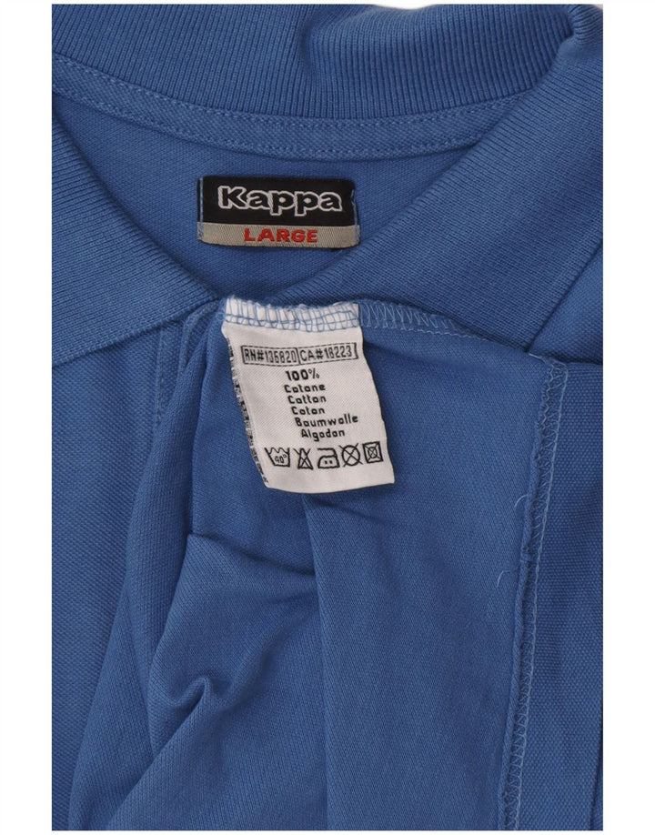 KAPPA Polo Homme Grand Bleu Coton