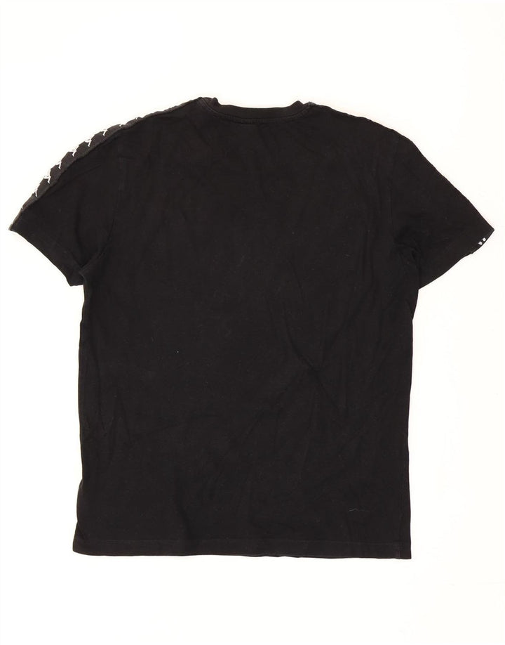 Kappa T-Shirt Graphique Homme Noir Moyen