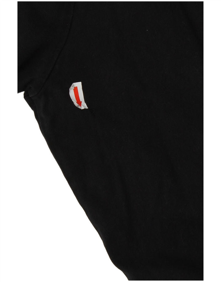 Lyle & Scott Haut à Manches Longues Homme Noir Moyen Coton