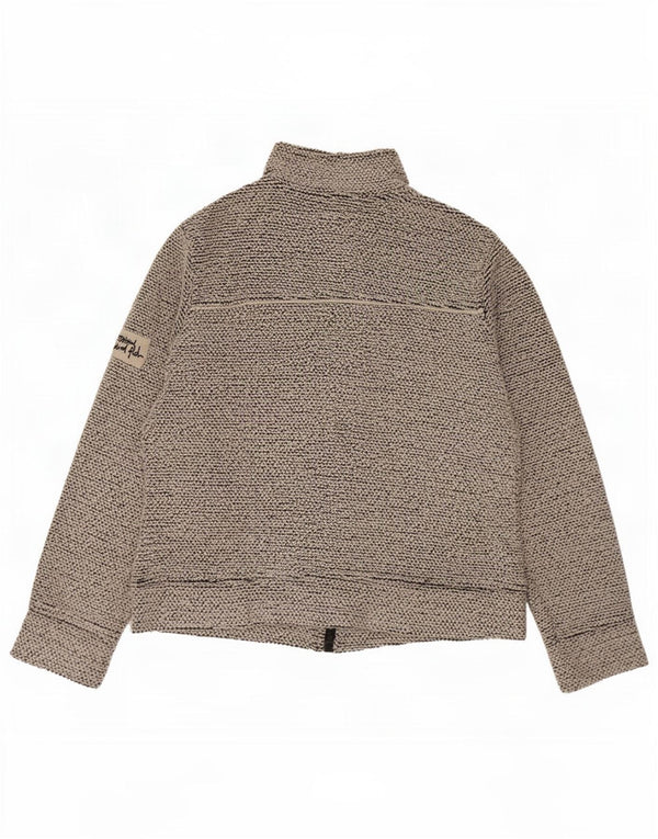 Weird Fish Veste de survêtement pour femme UK 16 Large Gris Coton