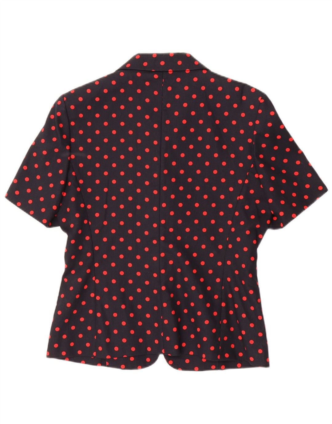 MELROSE Veste blazer à manches courtes pour femme IT 44 Noir moyen à pois